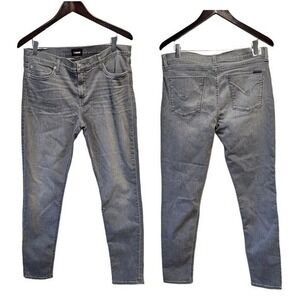 HUDSON Krista Super Skinny Gray Jeans Mid Rise‎ Full Length 31